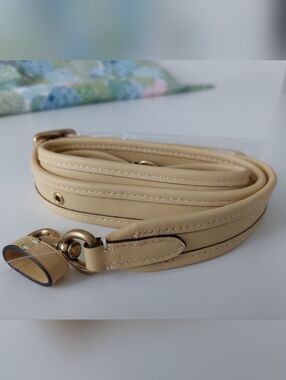 New Coach Leather Crossbody Bag Strap Replacement Rolled Edge